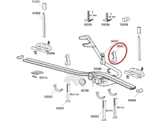 Thule Запчасть 50551 эксцентрик крепления (Thule велокрепление 591,532)