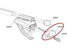 Thule Запчасть 50007 торцевая заглушка для упора (Thule упор 775)