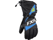 FXR Перчатки Fuel утепленные Black/Blue/HiVis (Размер 2XL) в Казани