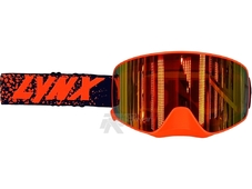 LYNX  BRP Lynx Radien 2.0 Goggles, Blue strap/Orange frame