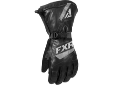 FXR Перчатки Leather Gauntlet кожаные черный (размер 2XL) в Казани